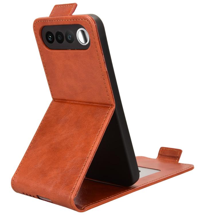For Realme 16 5G Global Magnetic Vertical Flip Leather Phone Case with Buckle