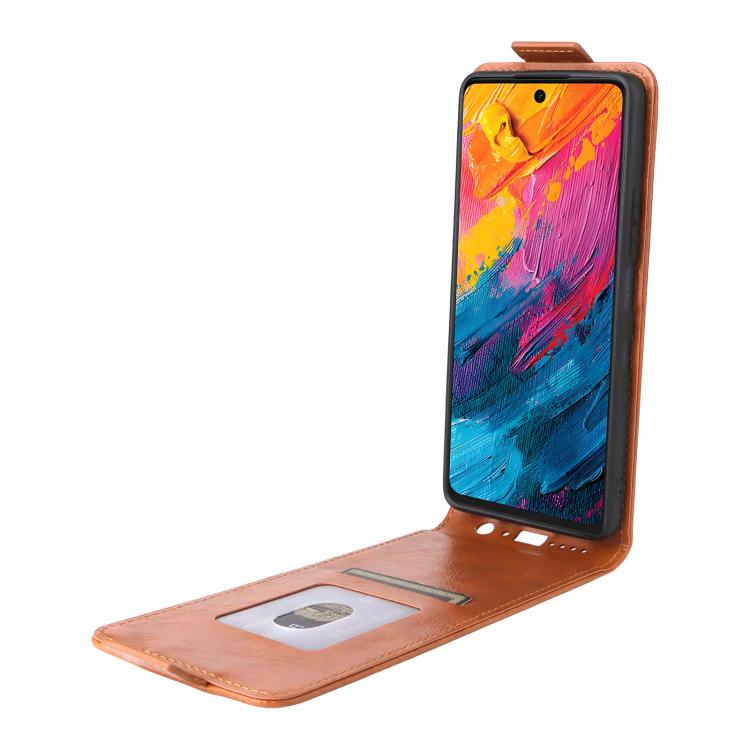 For TCL 50 Nxtpaper 5G / 50 Pro Nxtpaper 5G Magnetic Vertical Flip Leather Phone Case with Buckle