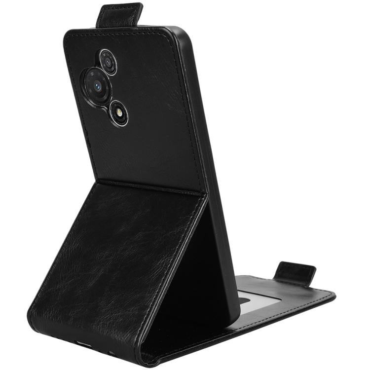 For TCL 60R 5G / 60 5G Magnetic Vertical Flip Leather Phone Case with Buckle