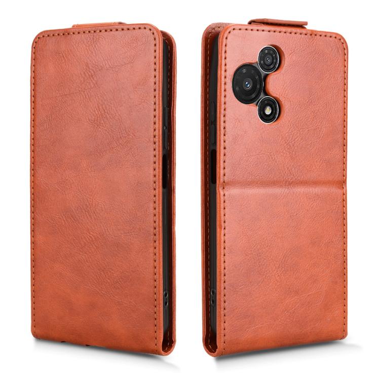 For TCL 60R 5G / 60 5G Magnetic Vertical Flip Leather Phone Case with Buckle
