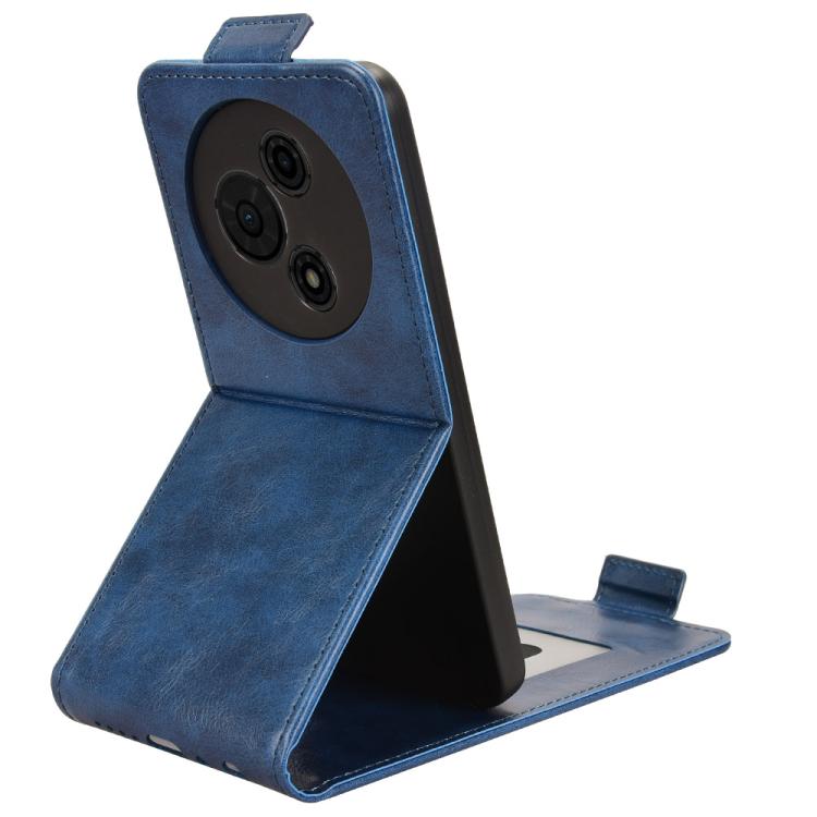 For TCL 605 Magnetic Vertical Flip Leather Phone Case with Buckle