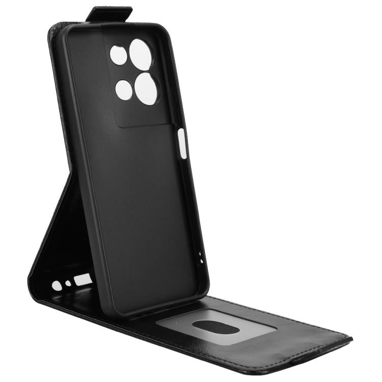 For TCL K32 5G / K33 5G Magnetic Vertical Flip Leather Phone Case with Buckle
