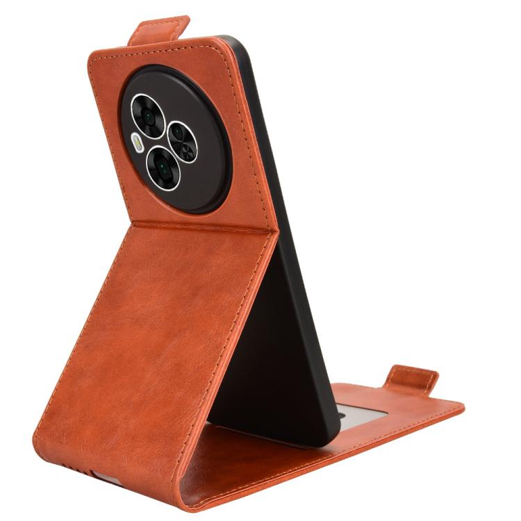 For TCL NxtPaper 60 Ultra 5G Magnetic Vertical Flip Leather Phone Case with Buckle