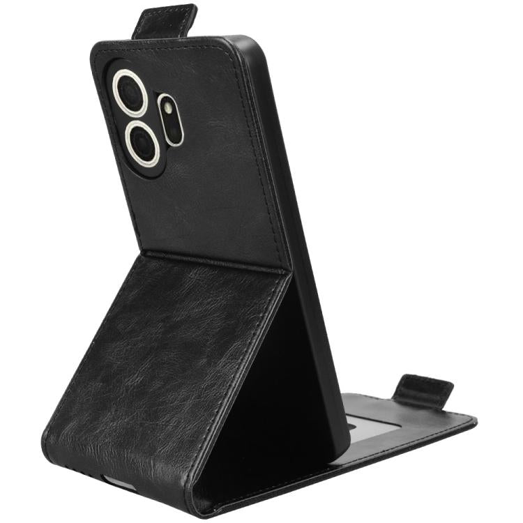 For TCL Nxtpaper 70 Pro 5G Magnetic Vertical Flip Leather Phone Case with Buckle
