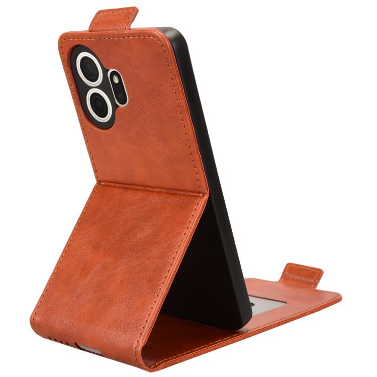 For TCL Nxtpaper 70 Pro 5G Magnetic Vertical Flip Leather Phone Case with Buckle