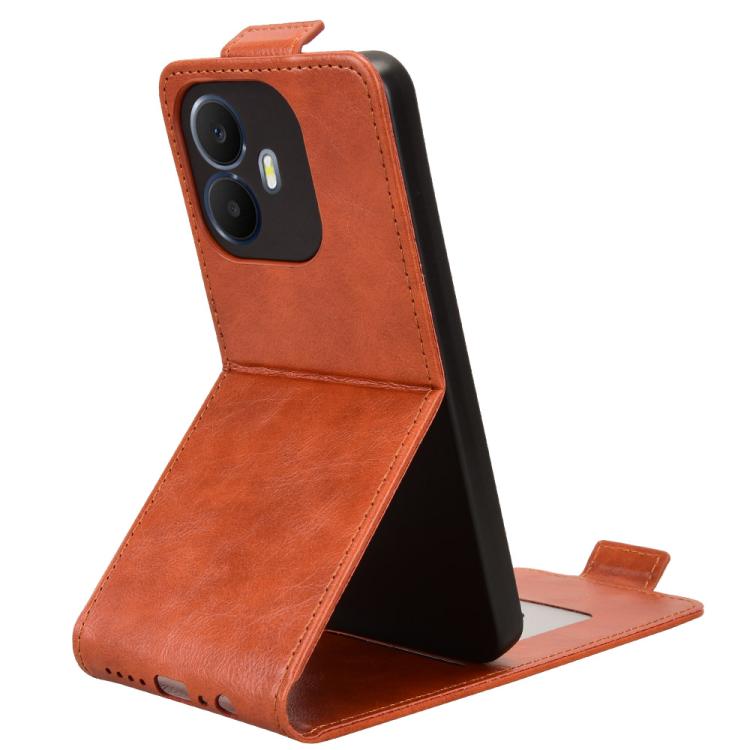 For TCL K70 Power 4G / K70 4G Magnetic Vertical Flip Leather Phone Case with Buckle