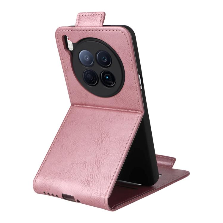 For Tecno Camon 40 Premier Magnetic Vertical Flip Leather Phone Case with Buckle