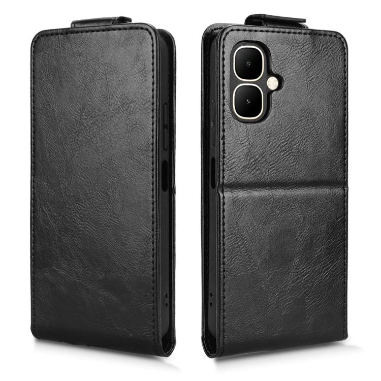 For Tecno Pop 10 / Infinix Smart 10 4G Magnetic Vertical Flip Leather Phone Case with Buckle