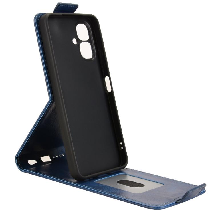 For Tecno Pop 10 / Infinix Smart 10 4G Magnetic Vertical Flip Leather Phone Case with Buckle