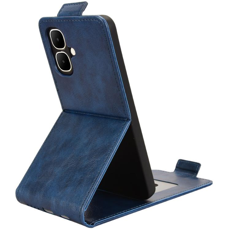 For Tecno Pop 10 / Infinix Smart 10 4G Magnetic Vertical Flip Leather Phone Case with Buckle