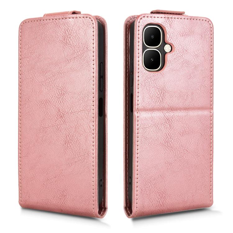 For Tecno Pop 10 / Infinix Smart 10 4G Magnetic Vertical Flip Leather Phone Case with Buckle