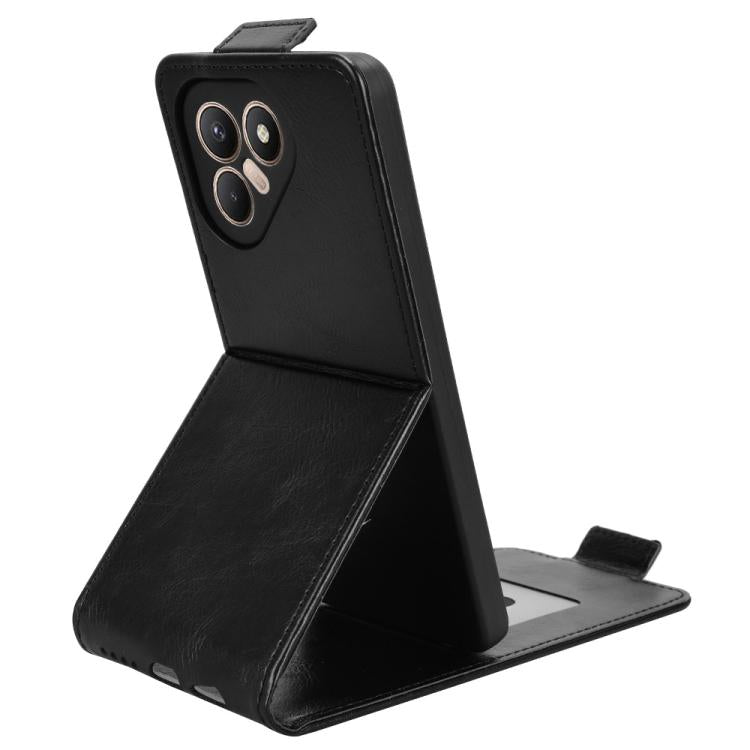 For Tecno Pova 7 4G Magnetic Vertical Flip Leather Phone Case with Buckle