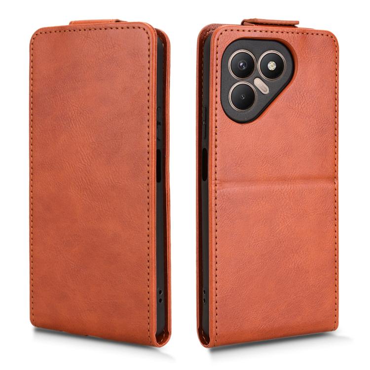For Tecno Pova 7 4G Magnetic Vertical Flip Leather Phone Case with Buckle