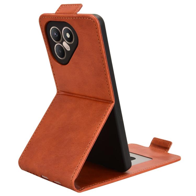 For Tecno Pova 7 4G Magnetic Vertical Flip Leather Phone Case with Buckle