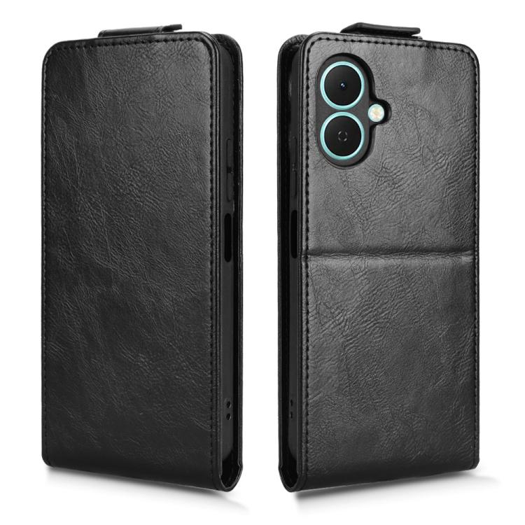 For Tecno Spark Go 2 Magnetic Vertical Flip Leather Phone Case with Buckle