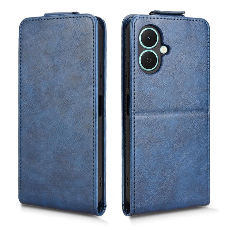 For Tecno Spark Go 2 Magnetic Vertical Flip Leather Phone Case with Buckle