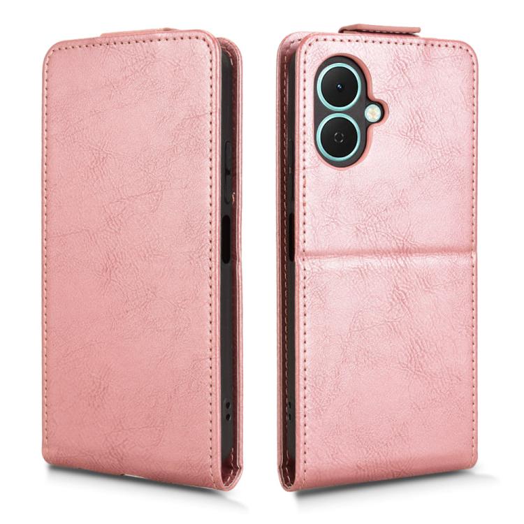 For Tecno Spark Go 2 Magnetic Vertical Flip Leather Phone Case with Buckle