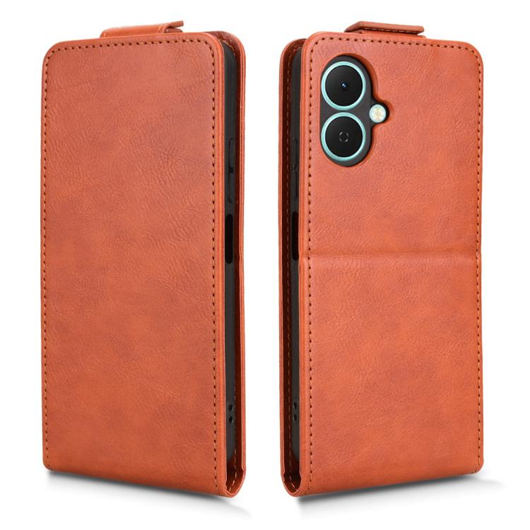 For Tecno Spark Go 2 Magnetic Vertical Flip Leather Phone Case with Buckle