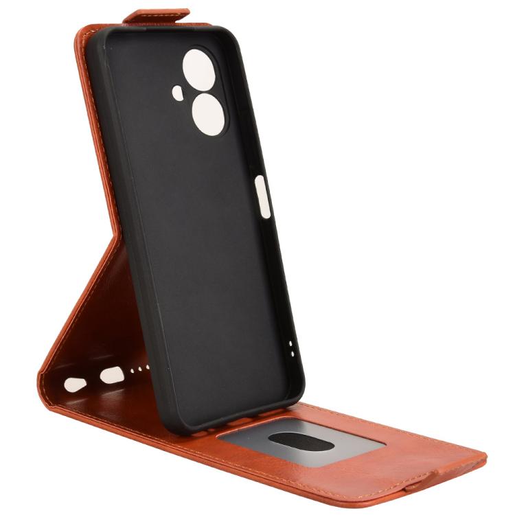 For Tecno Spark Go 2 Magnetic Vertical Flip Leather Phone Case with Buckle