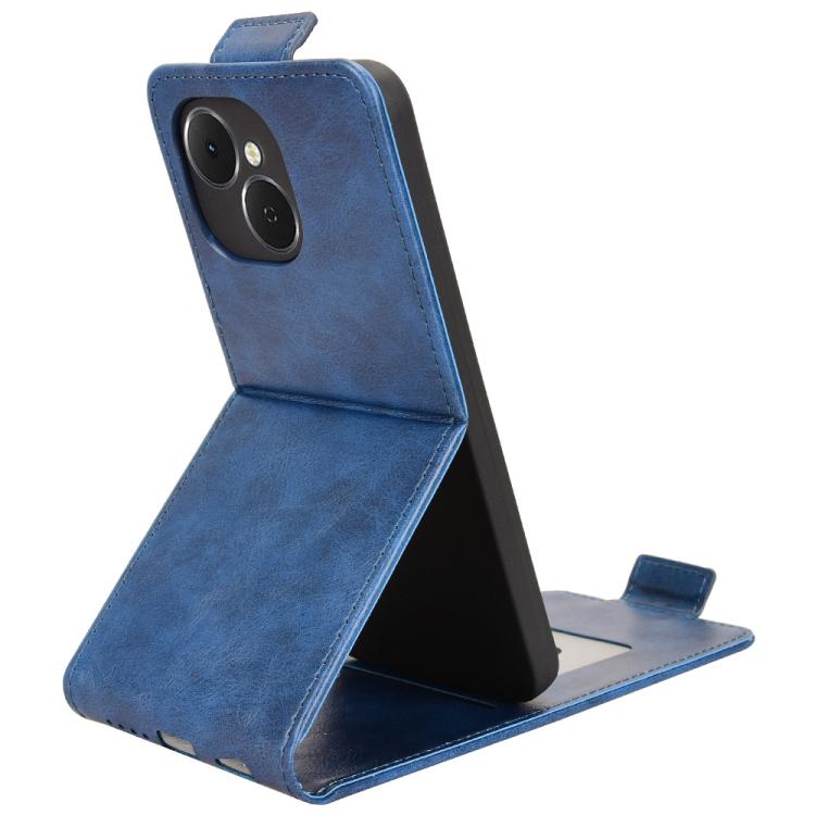 For Tecno Spark 40C Magnetic Vertical Flip Leather Phone Case with Buckle