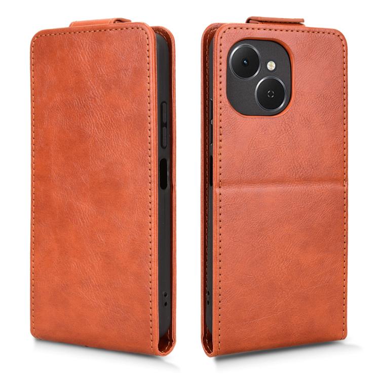 For Tecno Spark 40C Magnetic Vertical Flip Leather Phone Case with Buckle