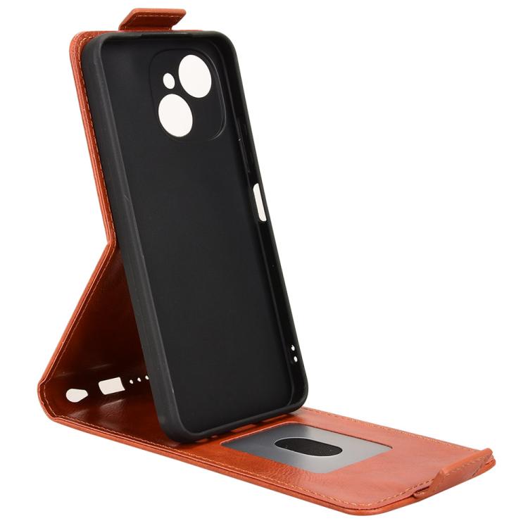 For Tecno Spark 40C Magnetic Vertical Flip Leather Phone Case with Buckle