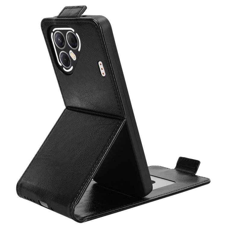 For Tecno Pova 7 5G Magnetic Vertical Flip Leather Phone Case with Buckle