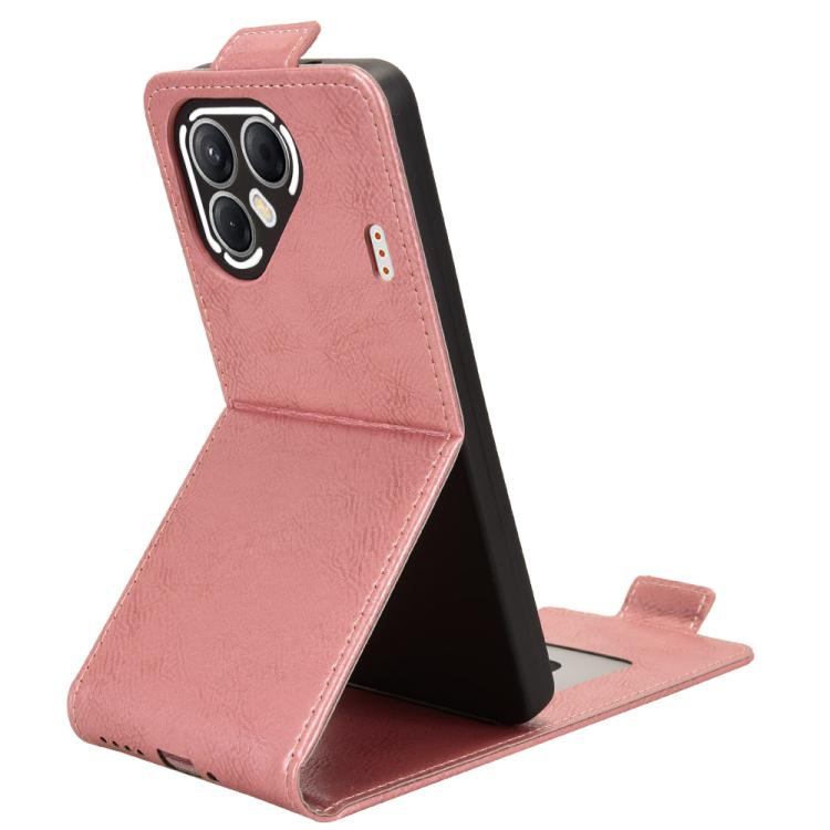 For Tecno Pova 7 5G Magnetic Vertical Flip Leather Phone Case with Buckle