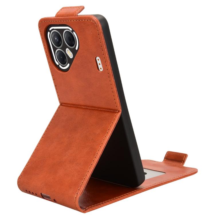 For Tecno Pova 7 5G Magnetic Vertical Flip Leather Phone Case with Buckle