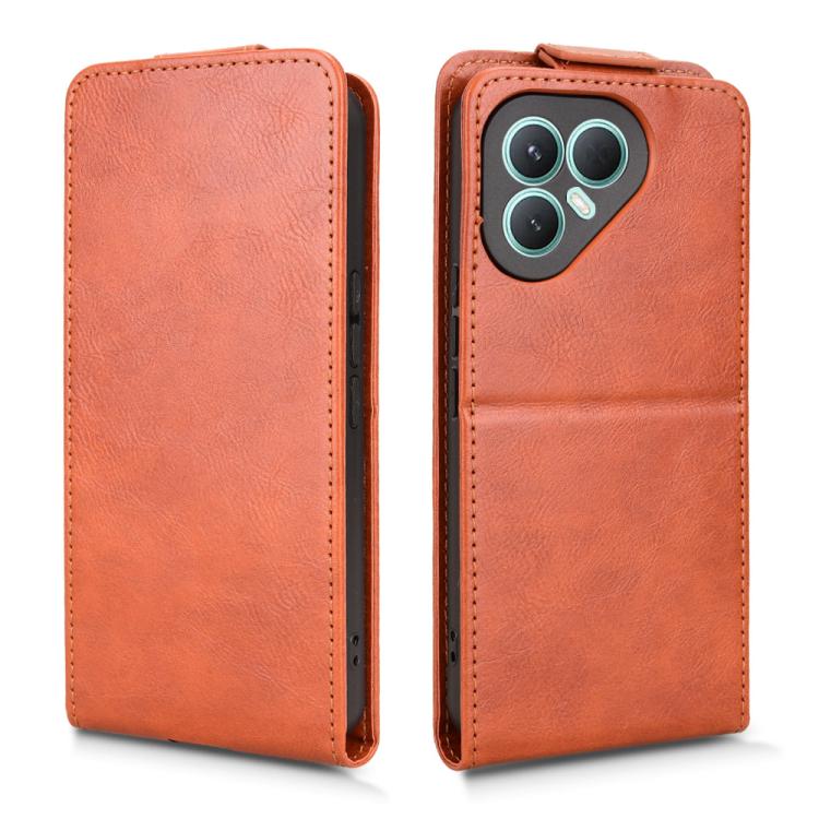 For Tecno Pova 7 Pro 5G Magnetic Vertical Flip Leather Phone Case with Buckle
