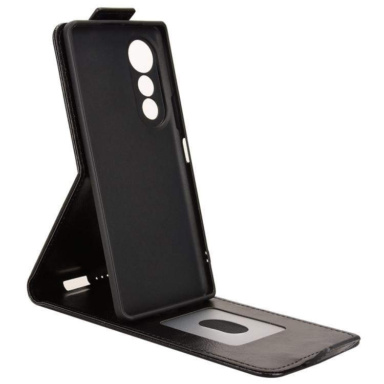 For Tecno Pova Curve 5G Magnetic Vertical Flip Leather Phone Case with Buckle