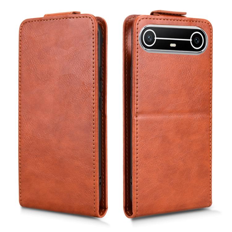 For Tenco Spark Slim 4G / Pova Slim 5G Magnetic Vertical Flip Leather Phone Case with Buckle
