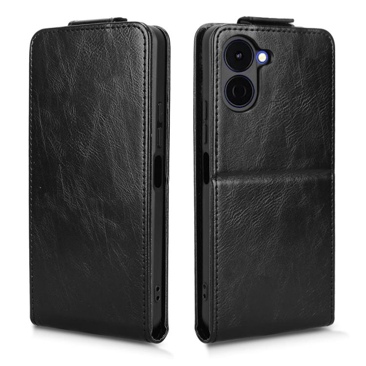 For Tenco Spark Go 3 Magnetic Vertical Flip Leather Phone Case with Buckle