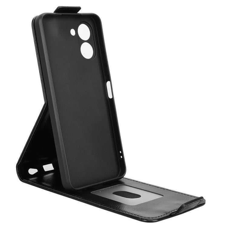 For Tenco Spark Go 3 Magnetic Vertical Flip Leather Phone Case with Buckle