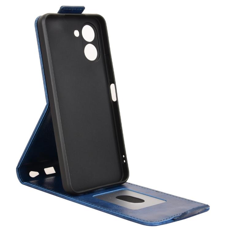 For Tenco Spark Go 3 Magnetic Vertical Flip Leather Phone Case with Buckle