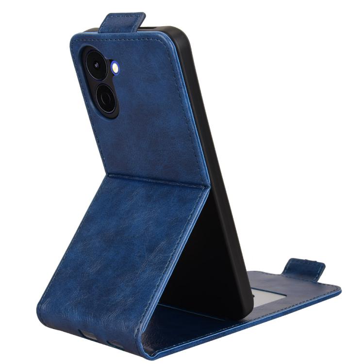 For Tenco Spark Go 3 Magnetic Vertical Flip Leather Phone Case with Buckle