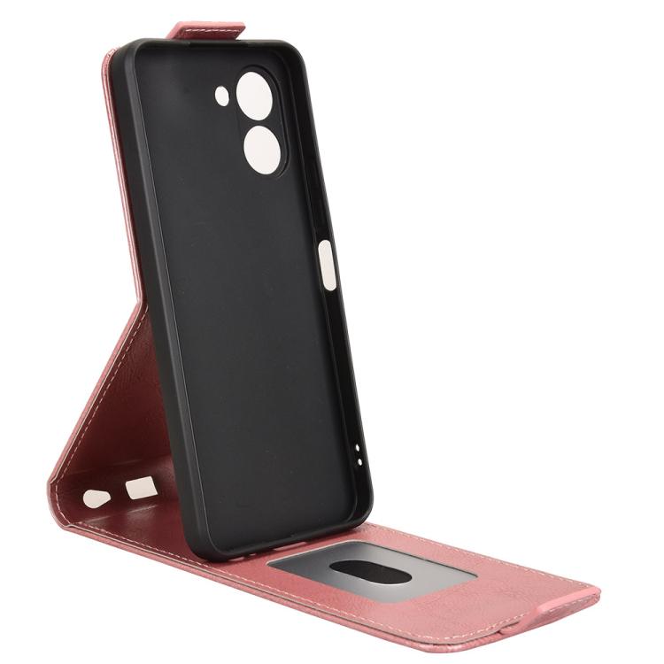 For Tenco Spark Go 3 Magnetic Vertical Flip Leather Phone Case with Buckle