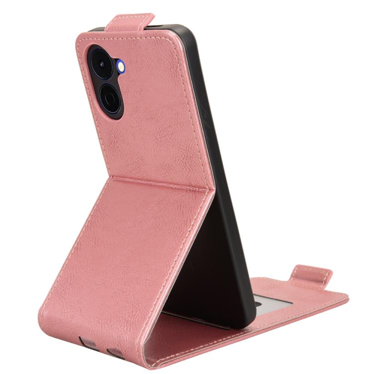 For Tenco Spark Go 3 Magnetic Vertical Flip Leather Phone Case with Buckle