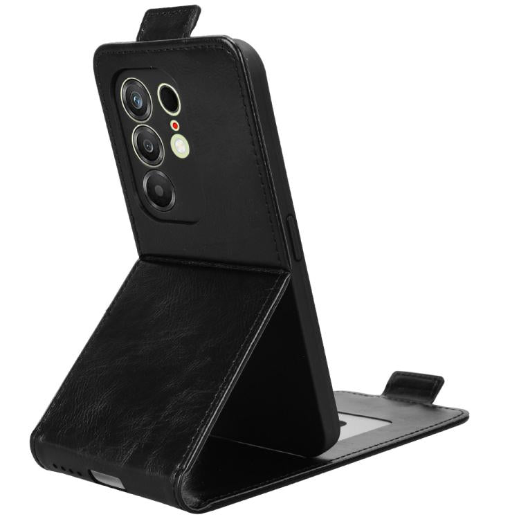 For Tecno Camon 50 4G Magnetic Vertical Flip Leather Phone Case with Buckle