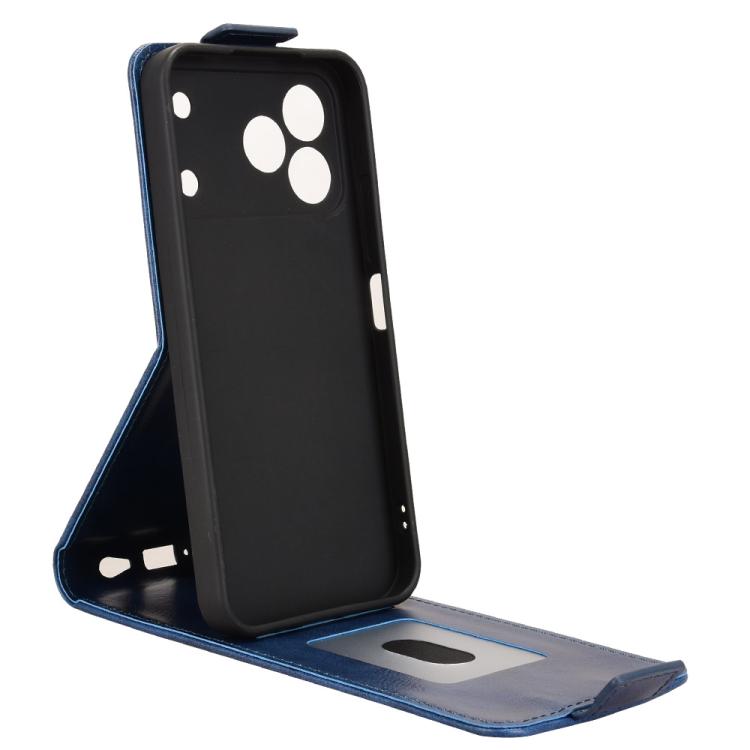 For Tecno Spark 50 4G Magnetic Vertical Flip Leather Phone Case with Buckle