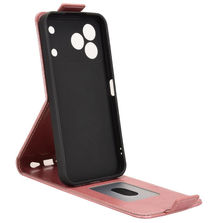 For Tecno Spark 50 4G Magnetic Vertical Flip Leather Phone Case with Buckle