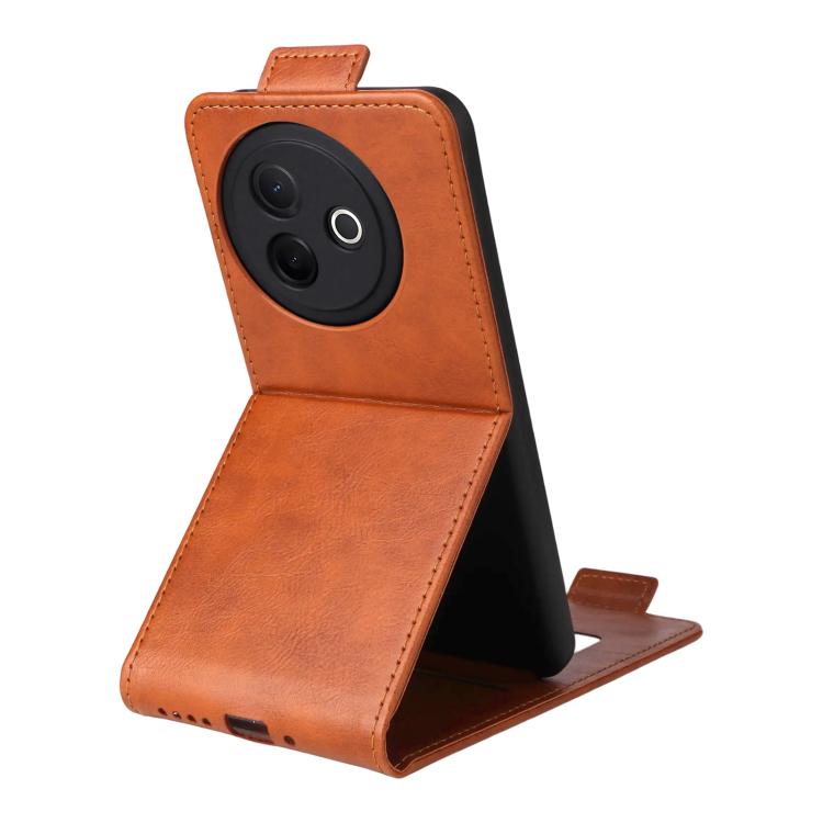For vivo Y39 5G / Y300i Magnetic Vertical Flip Leather Phone Case with Buckle