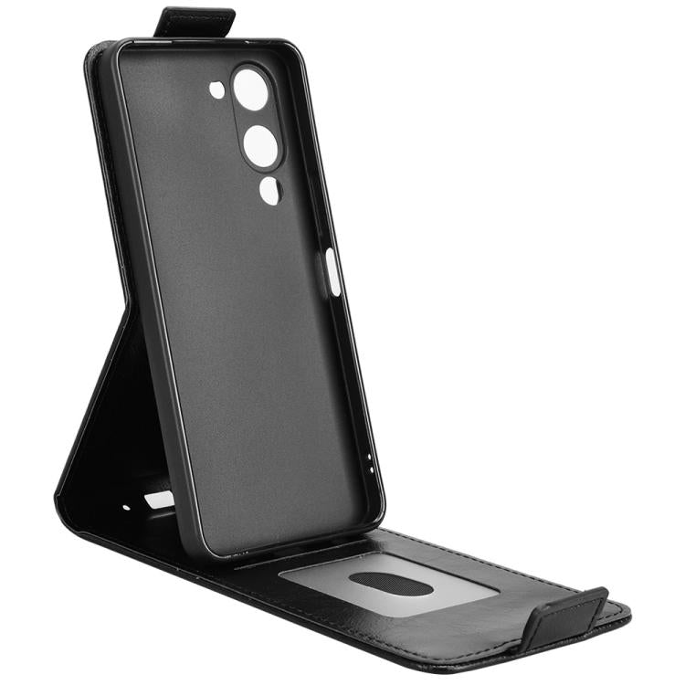 For vivo Y04 4G / Y29s 5G Magnetic Vertical Flip Leather Phone Case with Buckle