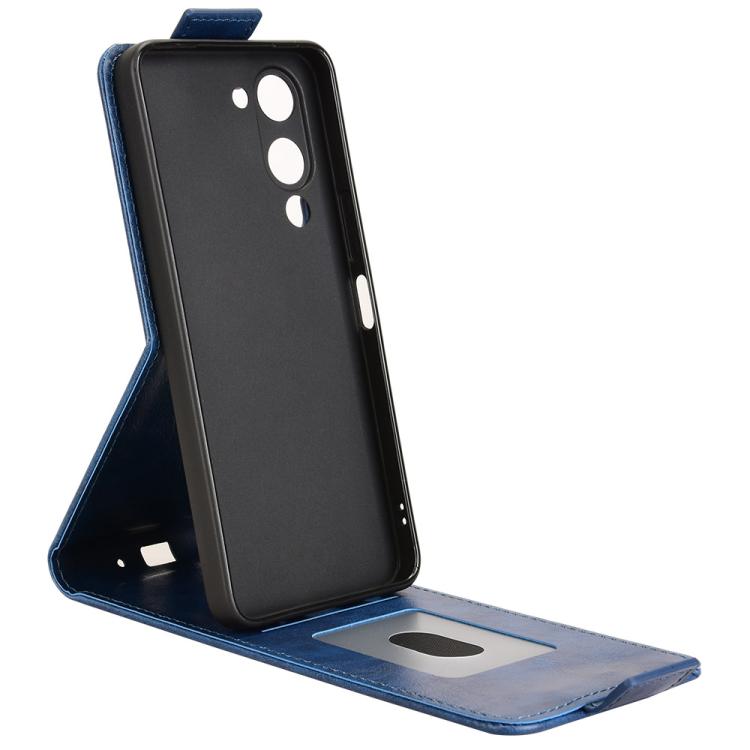 For vivo Y04 4G / Y29s 5G Magnetic Vertical Flip Leather Phone Case with Buckle