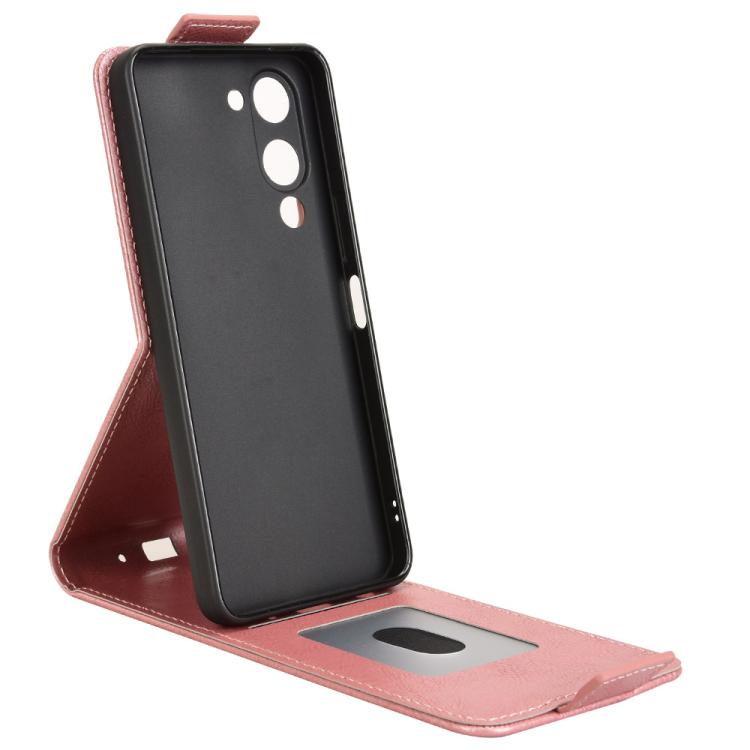 For vivo Y04 4G / Y29s 5G Magnetic Vertical Flip Leather Phone Case with Buckle