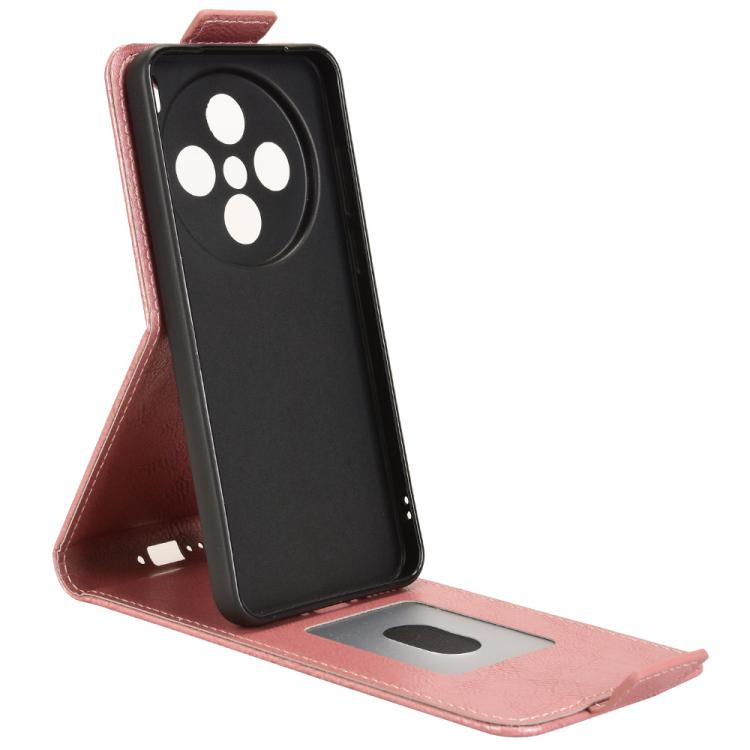 For vivo X200s 5G Magnetic Vertical Flip Leather Phone Case with Buckle