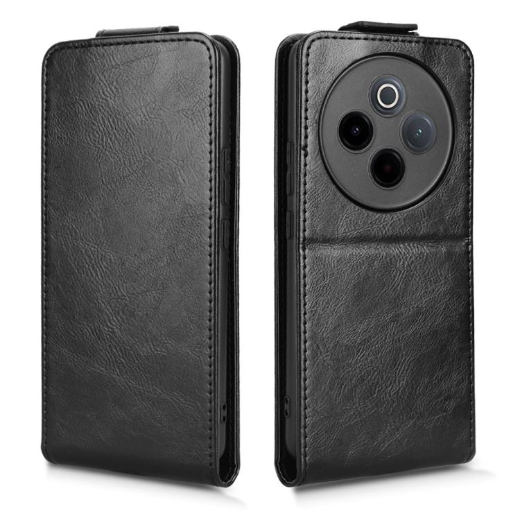 For vivo Y300 Pro 5G / iQOO Z10 5G India Magnetic Vertical Flip Leather Phone Case with Buckle
