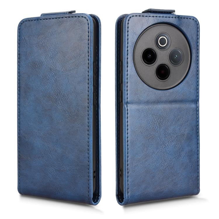 For vivo Y300 Pro 5G / iQOO Z10 5G India Magnetic Vertical Flip Leather Phone Case with Buckle