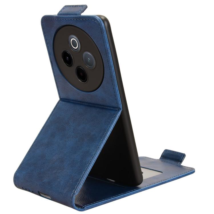 For vivo Y300 Pro 5G / iQOO Z10 5G India Magnetic Vertical Flip Leather Phone Case with Buckle