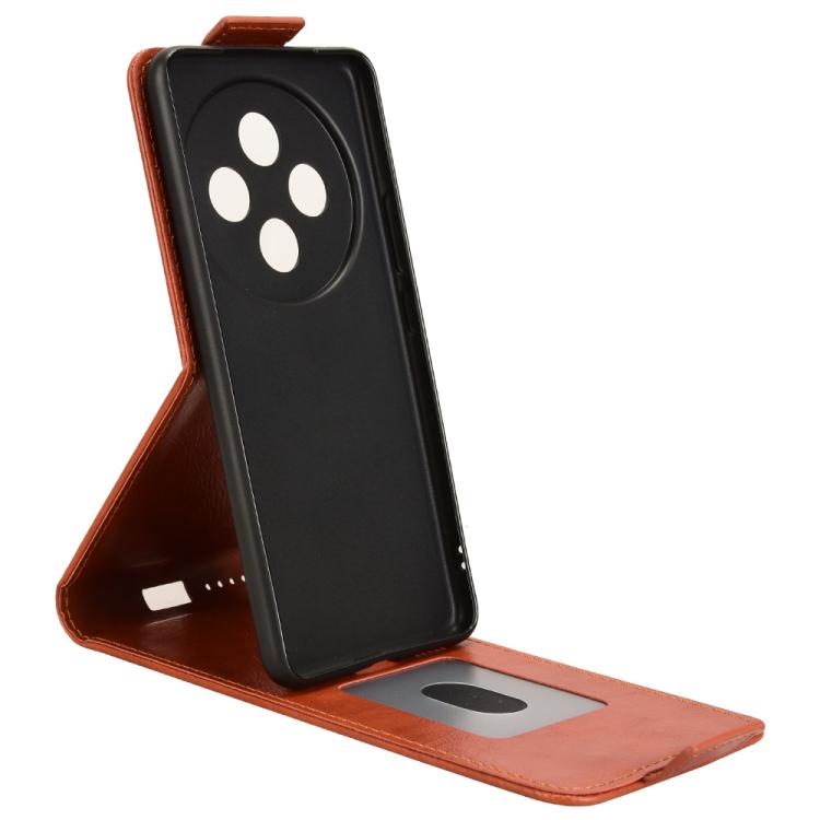 For vivo Y300 Pro 5G / iQOO Z10 5G India Magnetic Vertical Flip Leather Phone Case with Buckle